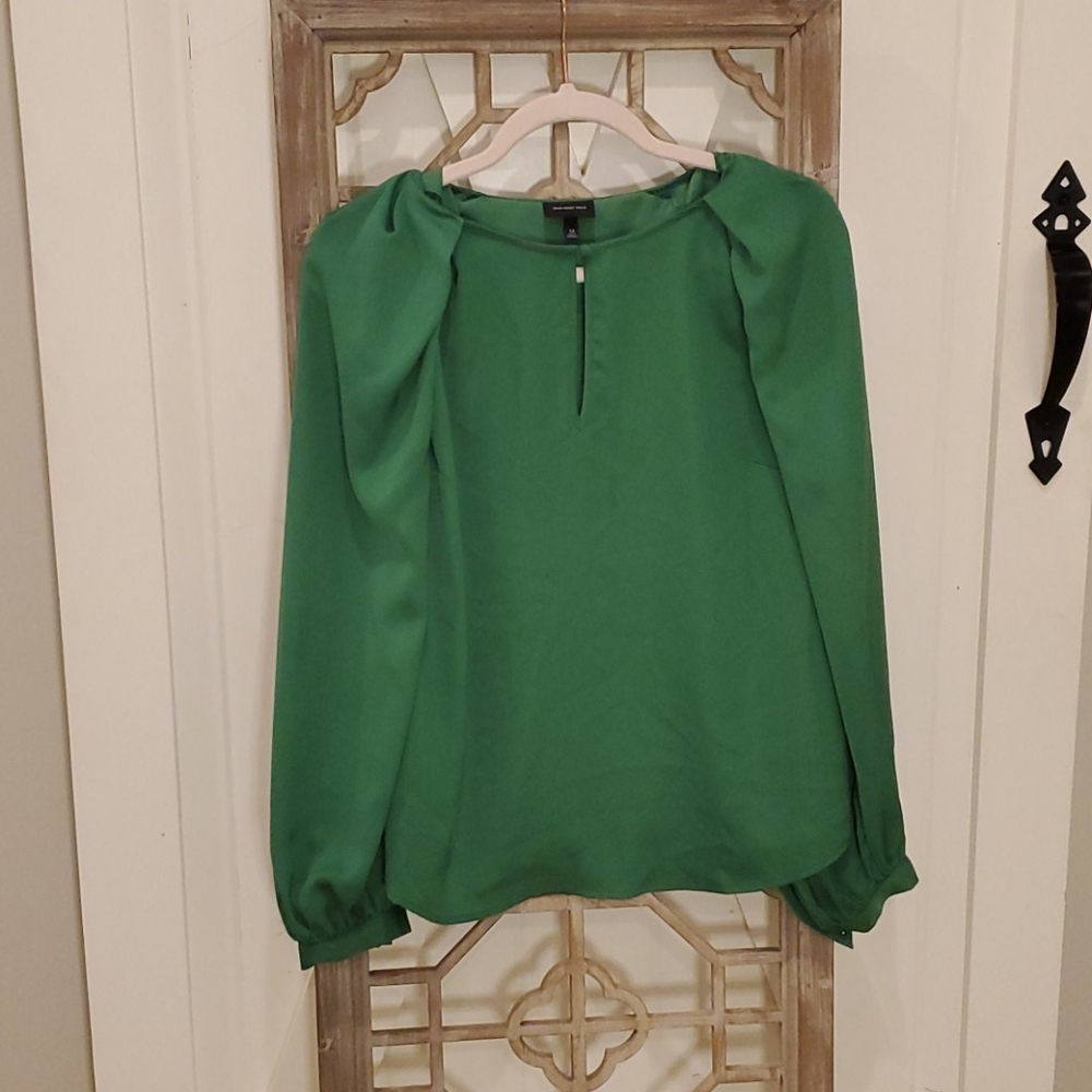 Green blouse